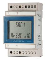Анализатор постоянного тока AR3DC на DIN рейку RS 485 фото в интернет-магазине ТД "АТВ-ЭЛЕКТРО"