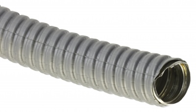 Металлорукав ПВХ РЗ-ЦП - 20 (50м.) серый мешок EKF