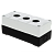 КП103 пластиковый 3 кнопки белый EKF фото в интернет-магазине ТД "АТВ-ЭЛЕКТРО"