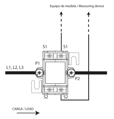 Трансформаторы тока TDH5.2 100/5; Класс 0,5S; Мощность (ВА): 0,5 Окно(мм): 25х10 /30х10 /20x12; Ø 22