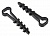 Дюбель-хомут (6х12 мм) для плоского кабеля черный (100 шт.) EKF фото в интернет-магазине ТД "АТВ-ЭЛЕКТРО"