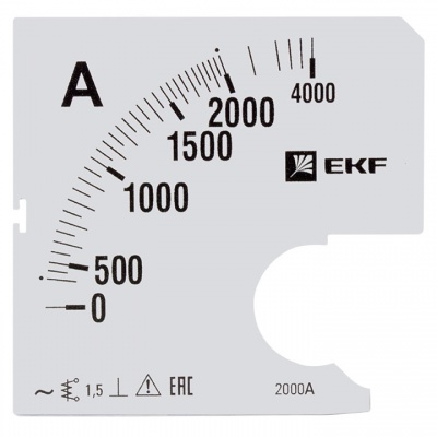 Шкала сменная для A961 2000/5А-1,5 EKF