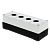 КП104 пластиковый 4 кнопки белый EKF фото в интернет-магазине ТД "АТВ-ЭЛЕКТРО"