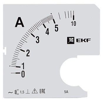 Шкала сменная для A961 5/5А-1,5 EKF фото в интернет-магазине ТД "АТВ-ЭЛЕКТРО"