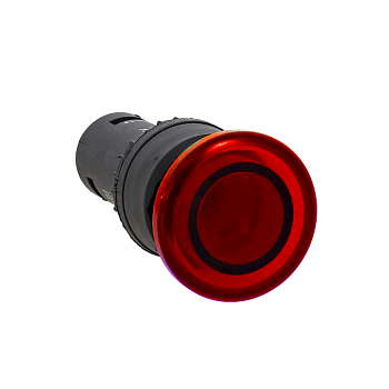 Кнопка SW2C-MD красная с подсветкой NC Грибок EKF фото в интернет-магазине ТД "АТВ-ЭЛЕКТРО"