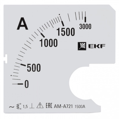 Шкала сменная для A721 1500/5А-1,5 EKF