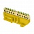 Шина "0" N (6x9мм) 10 отв. латунь желтый изолятор на DIN-рейку розн. стикер EKF фото в интернет-магазине ТД "АТВ-ЭЛЕКТРО"