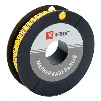 Маркер кабельный 2,5 мм2 "B" (1000 шт.) (ЕС-1) EKF