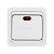 Лондон Выключатель 1-клавишный с индикатором 10А белый EKF фото в интернет-магазине ТД "АТВ-ЭЛЕКТРО"