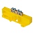 Шина "0" N (6x9мм) 4 отв. латунь желтый изолятор на DIN-рейку EKF фото в интернет-магазине ТД "АТВ-ЭЛЕКТРО"