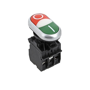 Кнопка LA32HND красно-зеленая "Пуск-Стоп" с подсветкой 24В DC NO+NC EKF фото в интернет-магазине ТД "АТВ-ЭЛЕКТРО"