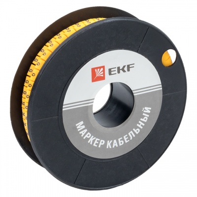 Маркер кабельный 1,5 мм2 "9" (1000 шт.) (ЕС-0) EKF