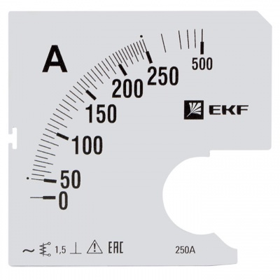 Шкала сменная для A961 250/5А-1,5 EKF