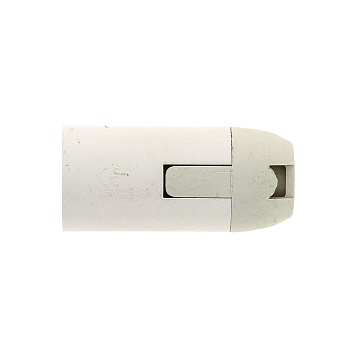 Патрон Е14 пластиковый подвесной термостойкий пластик бел. EKF фото в интернет-магазине ТД "АТВ-ЭЛЕКТРО"