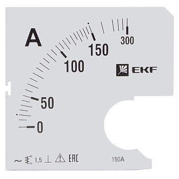 Шкала сменная для A961 150/5А-1,5 EKF фото в интернет-магазине ТД "АТВ-ЭЛЕКТРО"