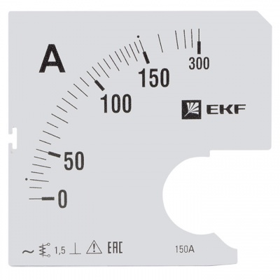 Шкала сменная для A961 150/5А-1,5 EKF