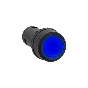 Кнопка SW2C-10D с подсветкой синяя NO EKF фото в интернет-магазине ТД "АТВ-ЭЛЕКТРО"
