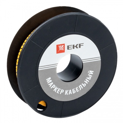 Маркер кабельный 6,0 мм2 "1" (350 шт.) (ЕС-3) EKF