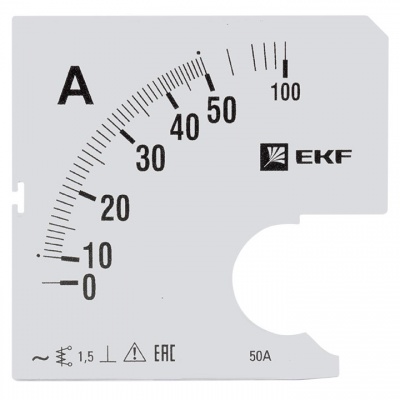 Шкала сменная для A961 50/5А-1,5 EKF