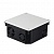 Коробка распаячная КМТ-010-006 с крышкой для твердых стен (107х107х50) с саморезами IP20 EKF фото в интернет-магазине ТД "АТВ-ЭЛЕКТРО"