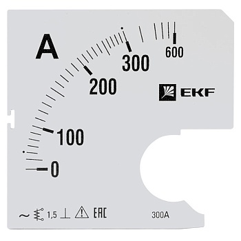Шкала сменная для A961 300/5А-1,5 EKF фото в интернет-магазине ТД "АТВ-ЭЛЕКТРО"