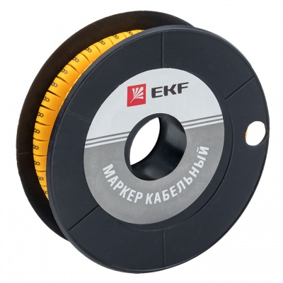 Маркер кабельный 2,5 мм2 "8" (1000 шт.) (ЕС-1) EKF