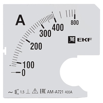 Шкала сменная для A721 400/5А-1,5 EKF фото в интернет-магазине ТД "АТВ-ЭЛЕКТРО"