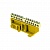 Шина "0" N (6x9мм) 14 отв. латунь желтый изолятор на DIN-рейку EKF фото в интернет-магазине ТД "АТВ-ЭЛЕКТРО"